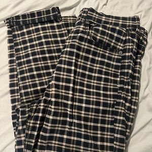 AE mom jeans plaid